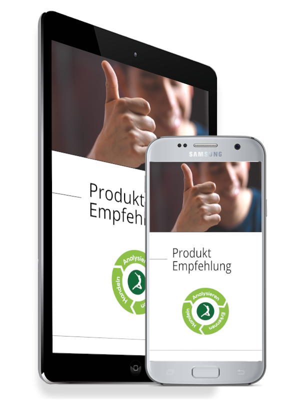 Produktempfehlungen körperliche Ebene